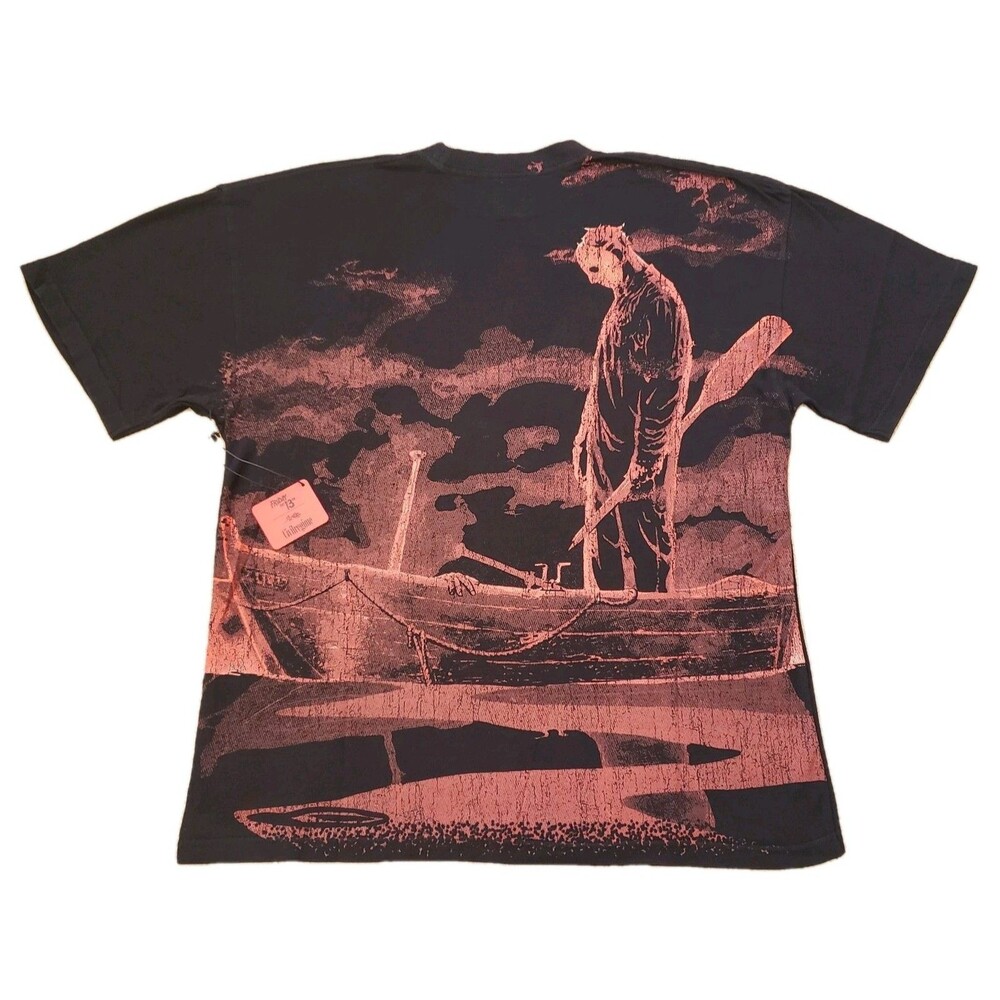 NWT Civil Regime X Friday The 13th Jason Medium OVERSIZED Double Side Shirt AOP